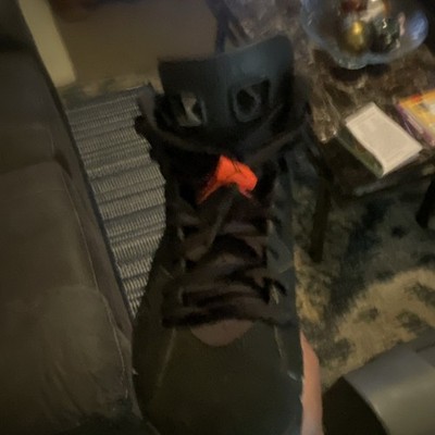 Jordan Air Jordan 6 Men's Black/Red High Top Lace-Up Athletic Sneakers