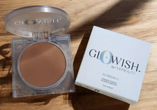 Huda Beauty GloWish Luminous Pressed Powder ~ 10 DEEP TAN ~ Full Size 10g ~ NIB