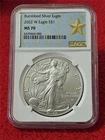 2022-W Silver Eagle Dollar ASE NGC MS 70 BURNISHED                        #T1255