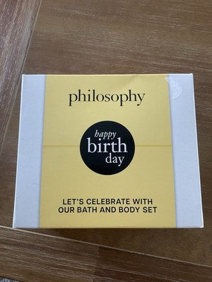 Philosophy Happy Birthday Set Fresh Cream Lotion + Vanilla Cake Shower Gel NEW