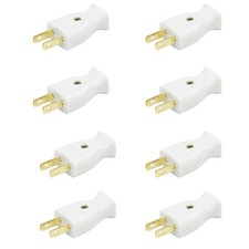 Extension Cord Replacement Electrical Plugs End Straight Blade Plug, 2 Prong,...