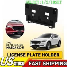 License Plate Bracket For 17-21 Mazda CX-5 Frame Front KB8A50170 MA1068114 1~10X