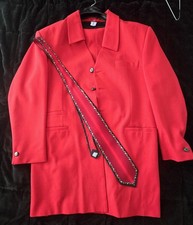 Vintage Zoot Suit Style Red suit Set by Di Palma  Made in USA  Rare Find