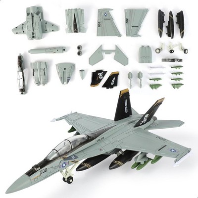 1/72 Scale F/A-18 Hornet Jolly Rogers Quick Build Fighter Jet Model Kit   36-Pie