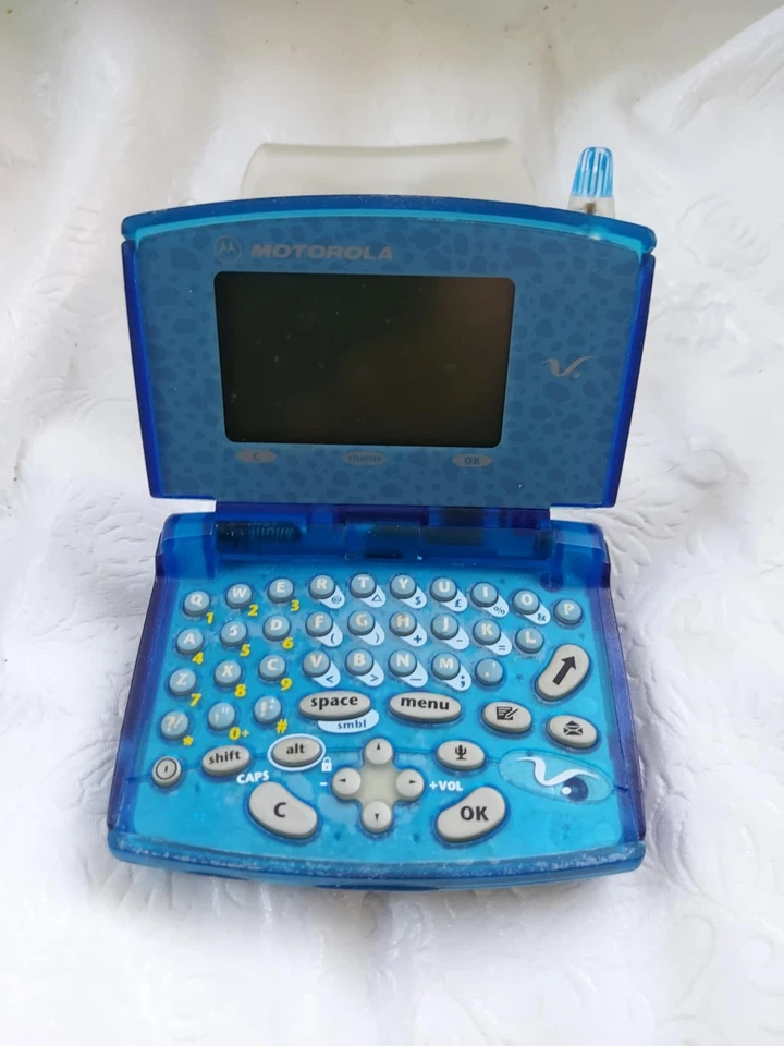 MOTOROLA VBOX  V100 BLACKBERRY VINTAGE RETRO RARE PAGER PDA SPRINT T-MOBILE AT&T - Image 2 of 3
