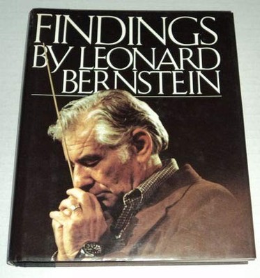 FINDINGS By Leonard Bernstein - Hardcover *Excellent Condition*