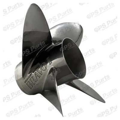 Mercury /Mercruiser Bravo I One Propeller 48-8M0151210 15-1/4 X 22 LH SS 4 Blade