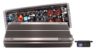 Sundown Audio SALT-3 3000 Watt Mono Amplifier 1-ohm Car Stereo Amp+Remote