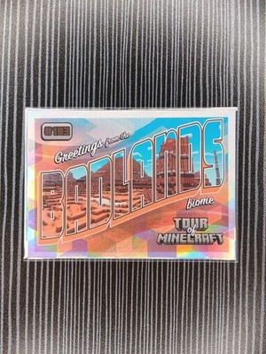 2024 Panini Minecraft Badlands Biome #183 Cubic Foil