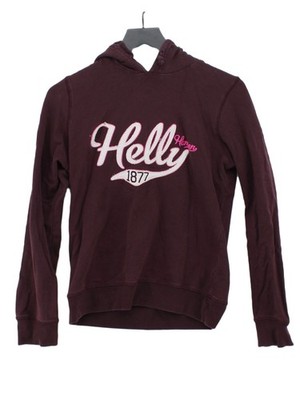 Helly Hansen Damen Hoodie M lila Baumwolle mit Elasthan Pullover
