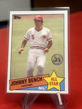 JOHNNY BENCH 2020 TOPPS 35TH ANNIVERSARY 1985 ALL STAR #85AS-9 REDS HOF