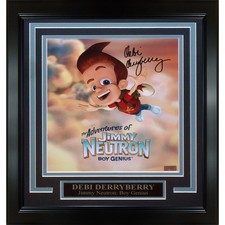 Debi Derryberry Autographed Jimmy Neutron Boy Genius Deluxe Framed 8x10 Photo -