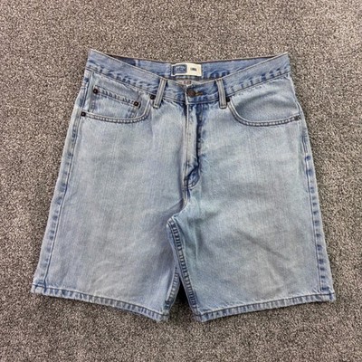 Vintage Levi's 505 Denim Shorts Mens 32 Light Wash Regular Fit Jorts Baggy