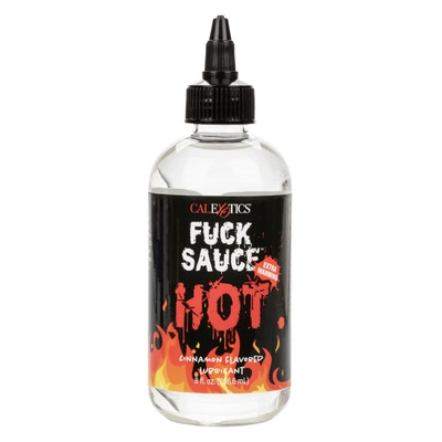 CalExotics F**k Sauce Hot Extra-Warming Cinnamon Flavored Lubricant 8 fl. oz.
