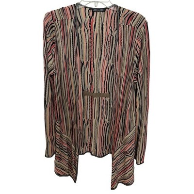 ＊ぞぞ＊ ZoZo Tunic Sweater Cardigan Multicolor Bohemian Women's Size L NWT