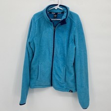RBX Kid's Stand Collar Long Sleeve with Pockets Full Zip Fleece Jacket Blue L 14