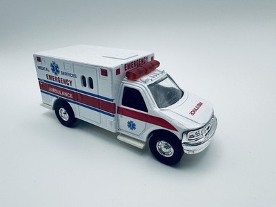 Rescue Series Die-Cast Ambulance Toy Car Medical Services Emergency Vehicle
