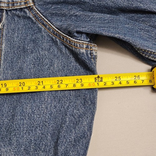 VTG Style Levi's Relaxed Denim Trucker Jacket Retro 90s Indigo Blue Grunge L by Levi's, $39.99 - Photo 11