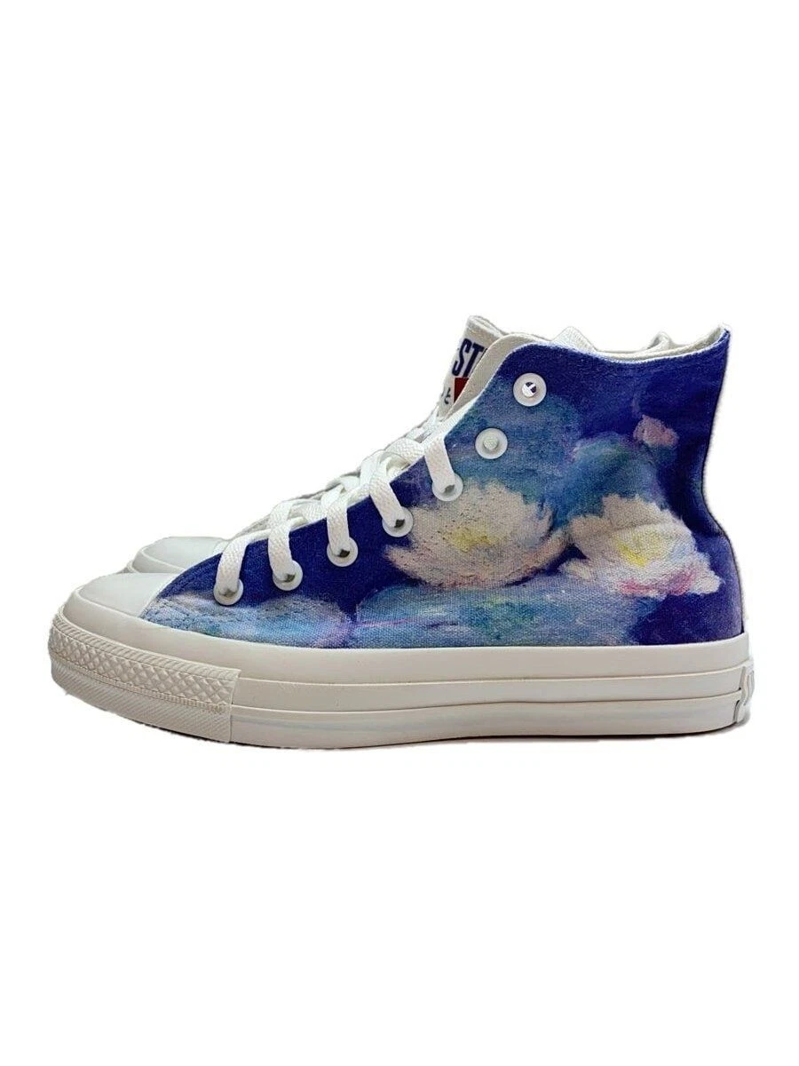 Sneakers alte CONVERSE 1SD382 24 5 cm tela blu usate