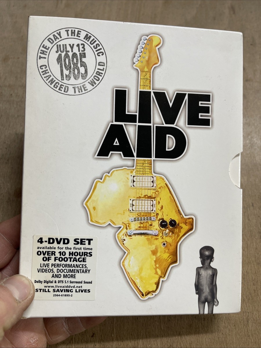 Live Aid Concert July 13th 1985(R2 DVD)4 Disc Set Queen U2 Bowie