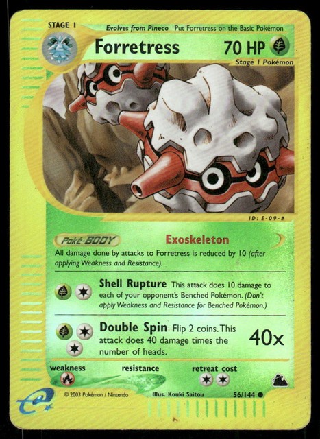 Forretress [Reverse Holo] #56 (Skyridge (2003))