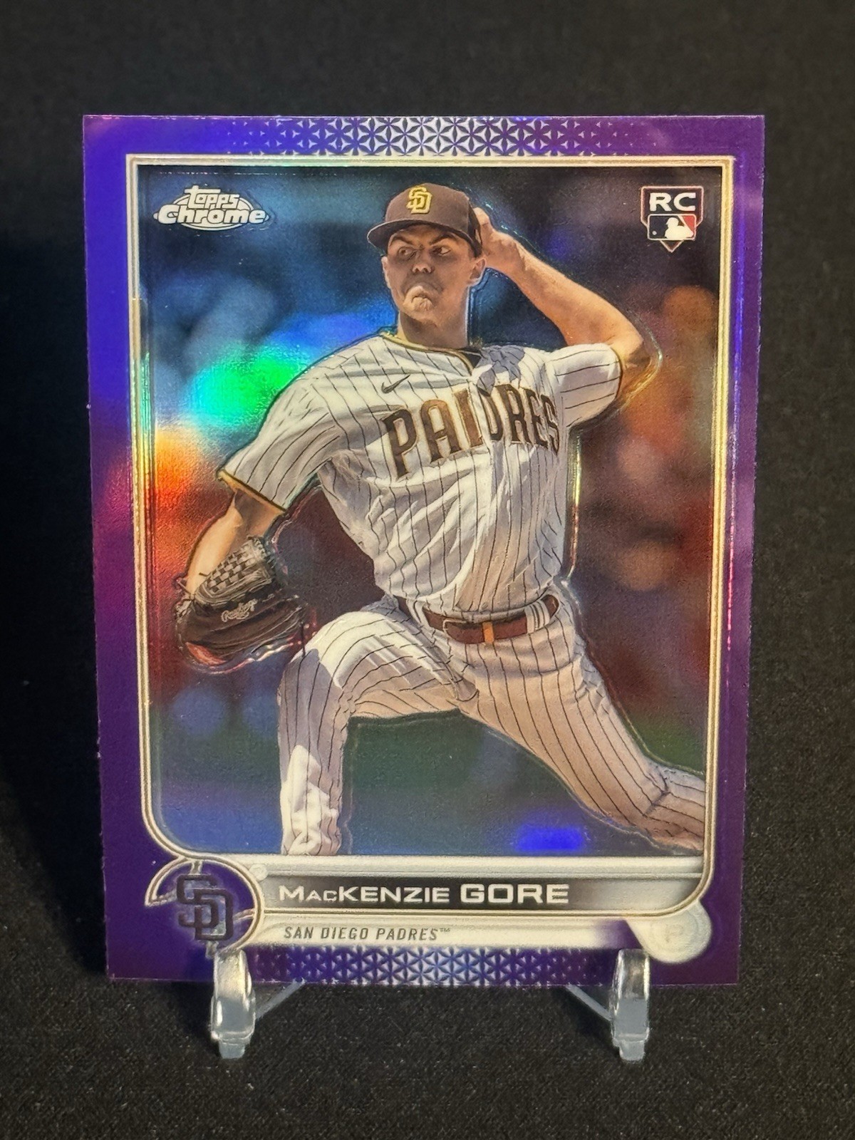 2022 Topps Chrome Update Series - Mackenzie Gore #USC182 Purple Refractor (RC)