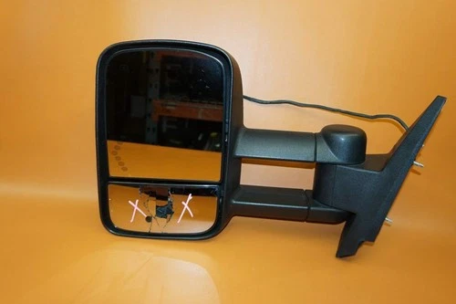 GMC SIERRA 2500 MIRROR TOWING LEDT DRIVER 2007 2008 2009 2010 2011 TEXTURE OEM