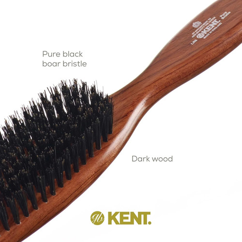 Ladies Finest Black Boar Bristle Narrow Hair Brush - Picture 5 of 6