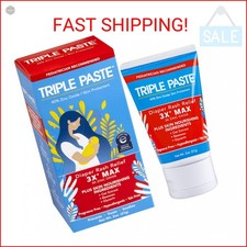 Triple Paste 3X Max Diaper Rash Ointment for Baby, Maximum Strength with 40 Zin