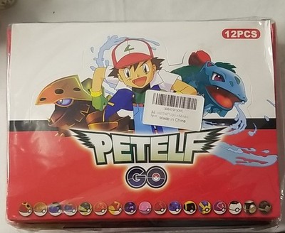 Pokemon 12Pcs Pocket Ball Petelf Go Model Anime Figure Kids Gifts Child Toys