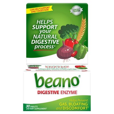 Food Enzyme Dietary Supplement, 30 Tablets (Pack of 1)