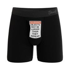 Shinesty The Rear View Size Warning Ball Hammock Pouch Underwear L
