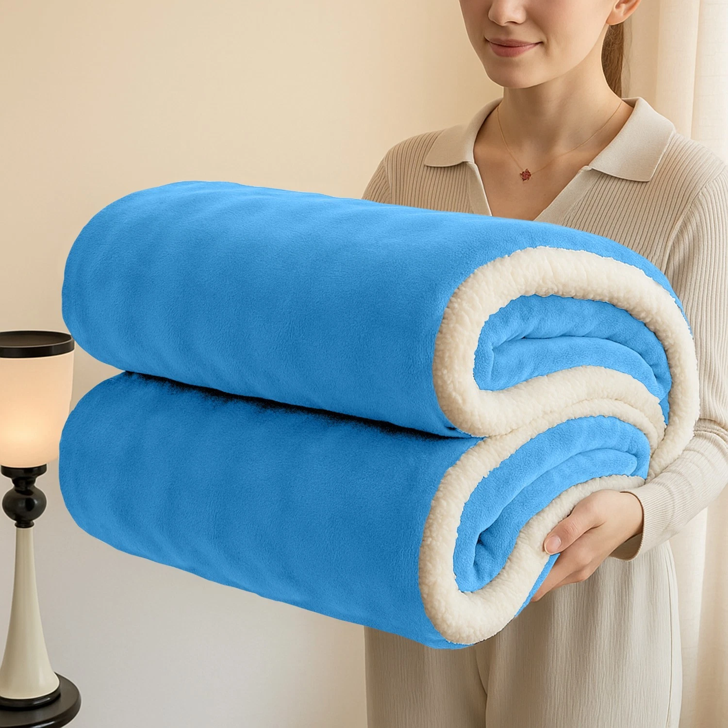 Luxury linen curtain view 3