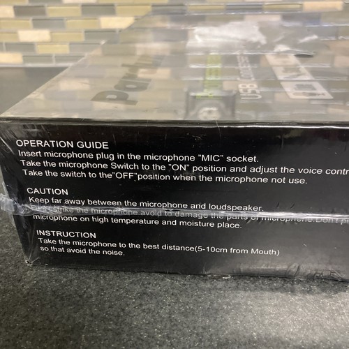 New - USB Recording Condenser Microphone Pardum Professional Podcast Micro Phone - Picture 12 of 12