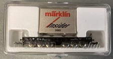 82335 2169A Marklin Z-scale 1:220 Insider Car for members 2001 Heavy Flat car