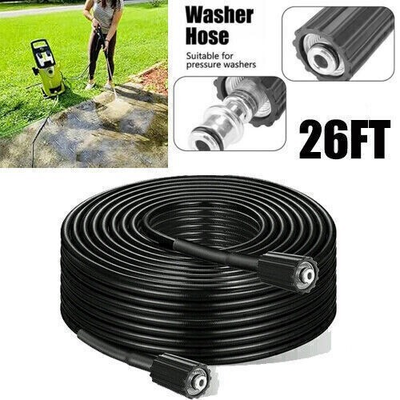 #ad 1 4quot; 26Ft 5800 MAX PSI Pressure Washer Replacement Hose M22 14MM WASHER $15.87