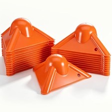 Orange Triangular Cargo Load Guards - 24 Pack Corner Edge Protectors
