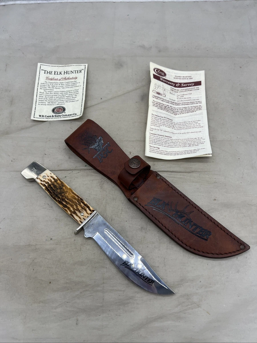 Case Stag/Antler Handle Hunting Collectible Modern Fixed Blade