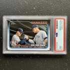 2024 Topps New York Power Checklist Card: Anthony Rizzo / Aaron Judge #315 PSA 9
