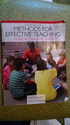 Methods for Effective Teaching: Meeting the Needs of All Students (6th Editi...