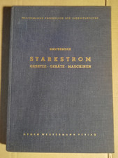DUSTERDIECK - STARKSTROM - GESETZE GERÄTE MASCHINEN - WESTERMANN 1956 (BL196)