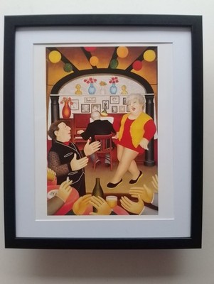 Beryl Cook print 'Bodega Bohemia'  Barcelona FRAMED