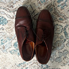 Allen Edmonds Brown Leather Cap Toe Brogue Oxford Dress Shoes Lace Up 11.5D — photo 1
