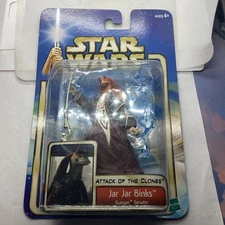 Hasbro Star Wars Saga #24 Jar Jar Binks Attack of the Clones 3.75" Figure NEW