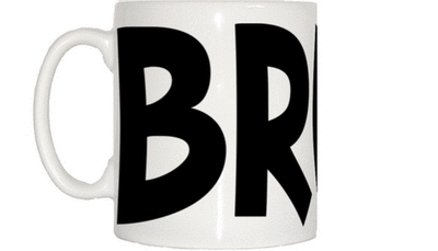 Bruce Name Tasse