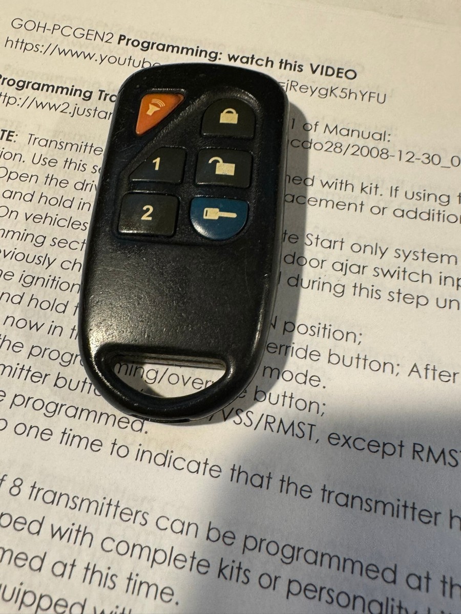 Original MAZDA GOH-PCMINI keyless entry remote start fob transmitter Original MAZDA GOH-PCMINI keyless entry remote start fob transmitter