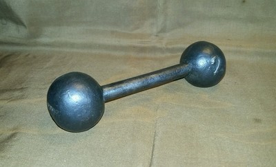 Altère Ancienne Vintage Fonte 2 Kg – Longueur 19 Cm, Musculation, France