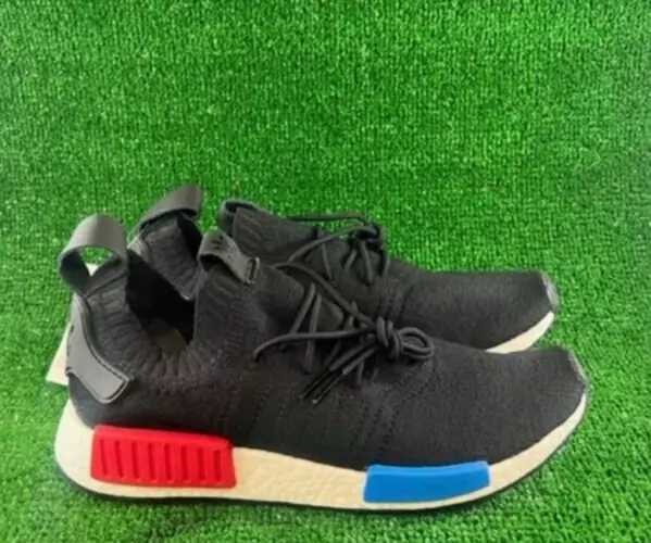 Trivial aborre Synes godt om Men&#039;s Adidas NMD R1 PK Sneakers Running Shoes Black Red Blue GZ0066  Size 9 | eBay