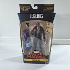 Marvel Legends Series Captain Marvel Nick Fury Build A Figure Kree Sentry NIB