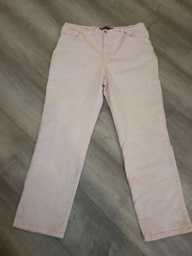 Gloria Vanderbilt Womens Classic Amanda Light Pink Jeans Size 12, EUC - Picture 2 of 15